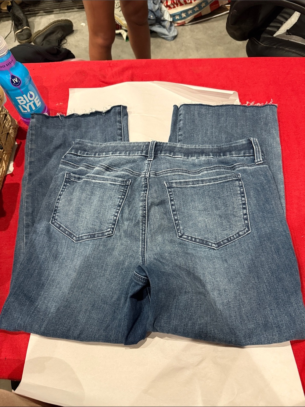 NYDJ Women's Blue Ankle Crop Jeans - Picture 3 of 3